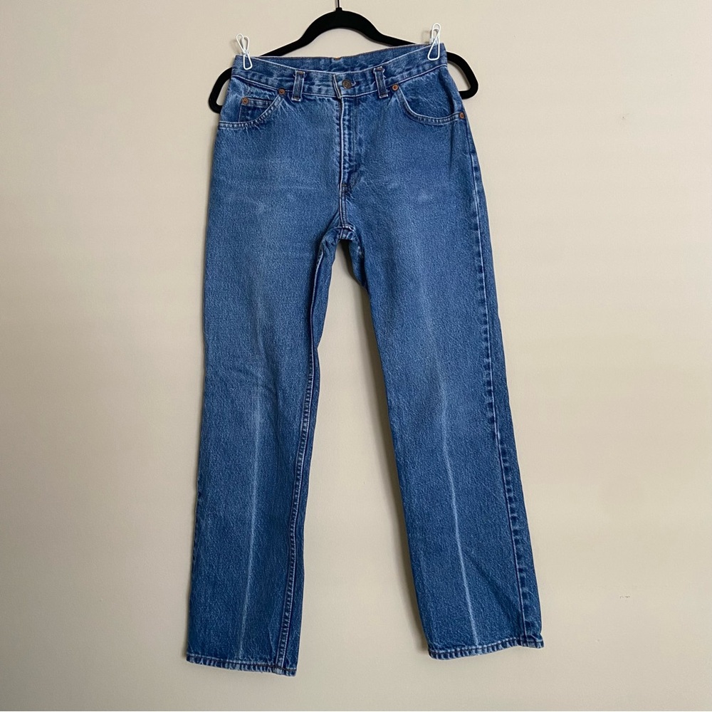 VTG 80s Levi’s 517 Jeans Dark Wash Actual 26-27 Tag 11 Juniors